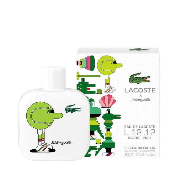 Lacoste Eau de Lacoste L.12.12 Blanc Pure Jeremyville Collector Pour Homme Men's Perfume/Cologne For Men Eau de Toilette 3.3 Oz Edt — 2