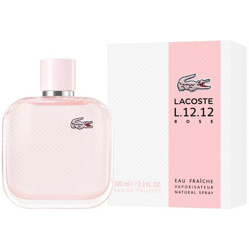 Lacoste L.12.12 Rose Fraiche Women's Perfume/Cologne For Women Eau de Toilette 3.3 oz Edt — 2