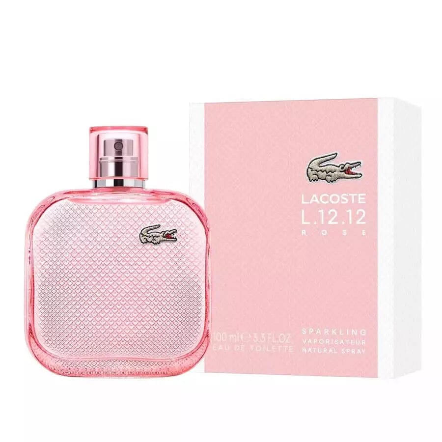 Lacoste Ladies L.12.12 Rose Sparkling Women's Perfume/Cologne For Women Eau de Toilette 3.3 oz Edt — 2