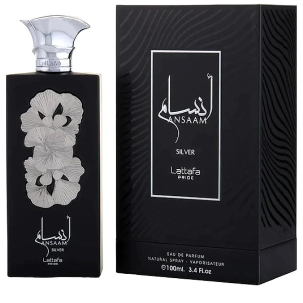 Lattafa Ansaam Silver 3.4 oz Edp — 2