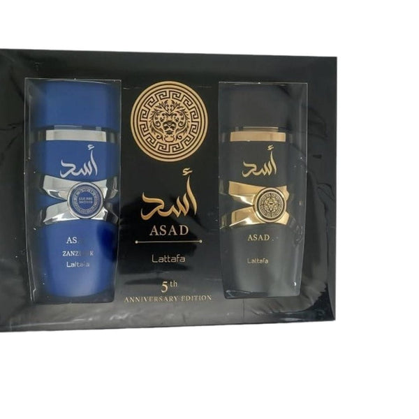 Lattafa Asad Duo 5th Anniversary Set 2x3.4 oz — 2