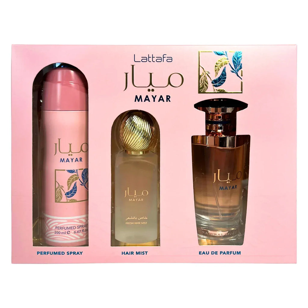 Lattafa Mayar Women's Perfume/Cologne For Women Eau de Parfum 3.4 oz / Gift Set 3.4 oz Edp — 3