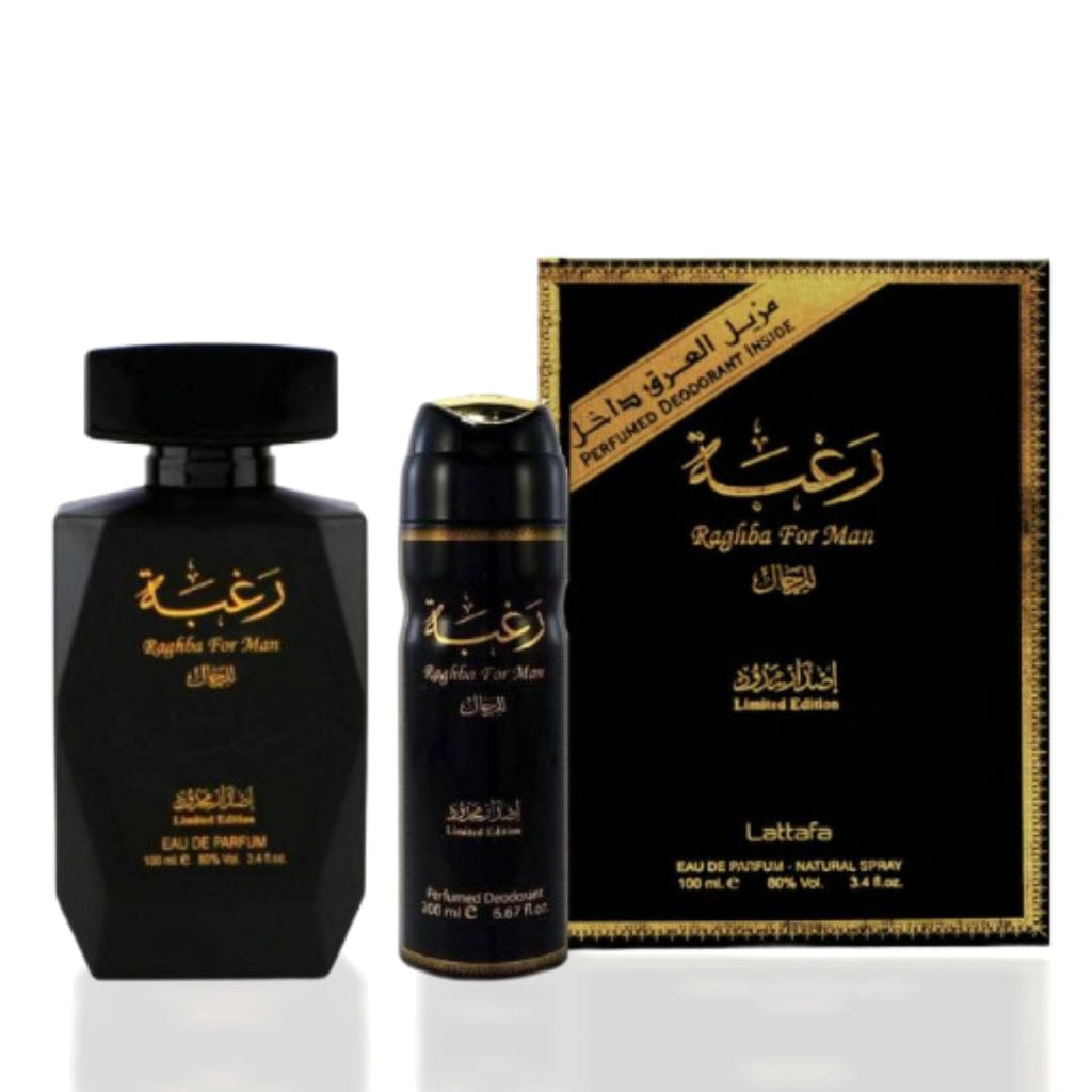 Lattafa Raghba For Men Men's Perfume/Cologne For Men Eau de Parfum 3.4 oz / Gift set 3.4 oz Edp — 3