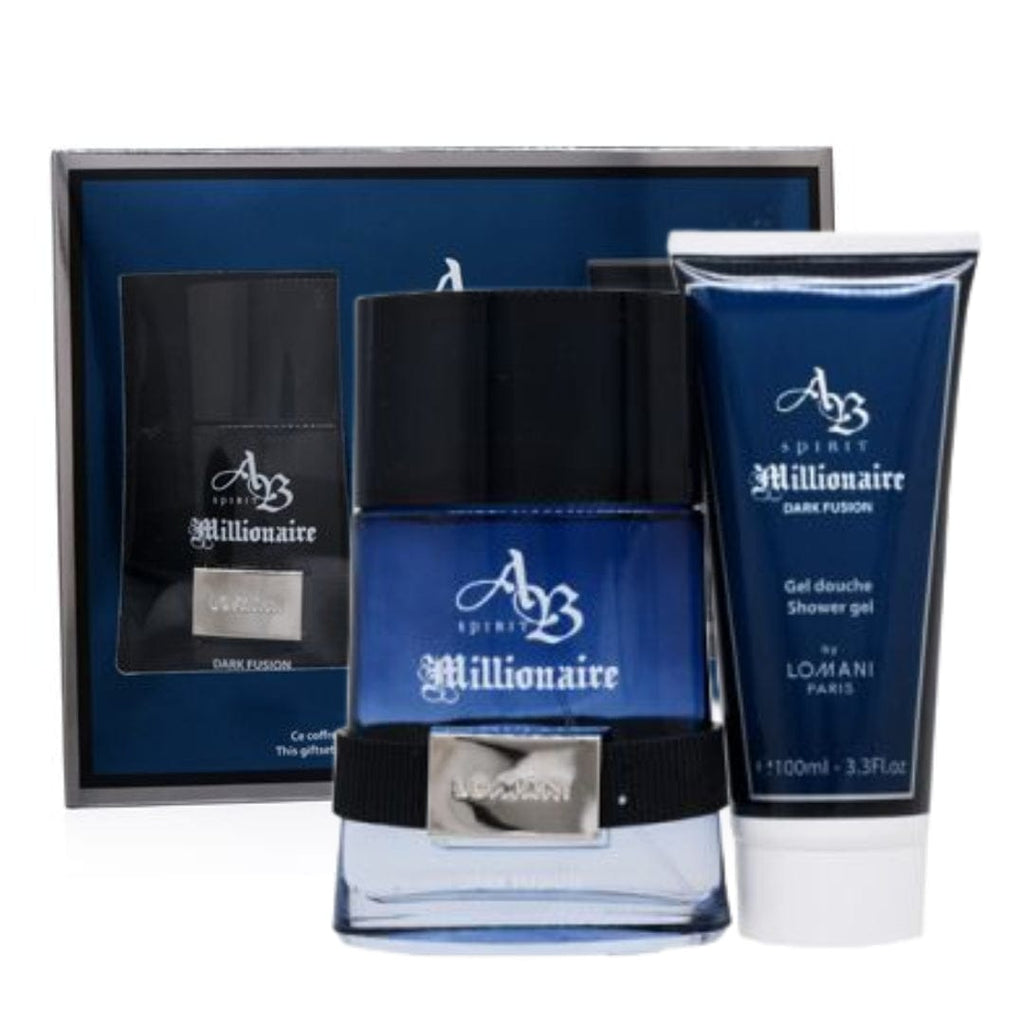 Lomani AB Spirit Millionaire Dark Fusion¬†Men's Perfume/Cologne For Men Eau de Parfum 3.3 oz / Gift Set 3.3 oz Edp — 3