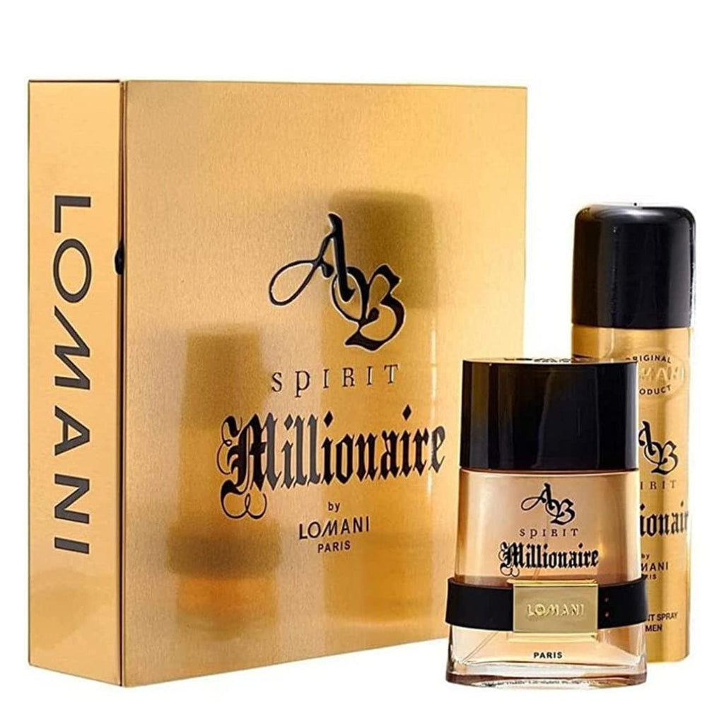 Lomani AB Spirit Millionaire¬†Men's Perfume/Cologne For Men Eau de Toilette 3.3 oz/ 6.6 oz / Gift Set 3.3 oz Edt — 3