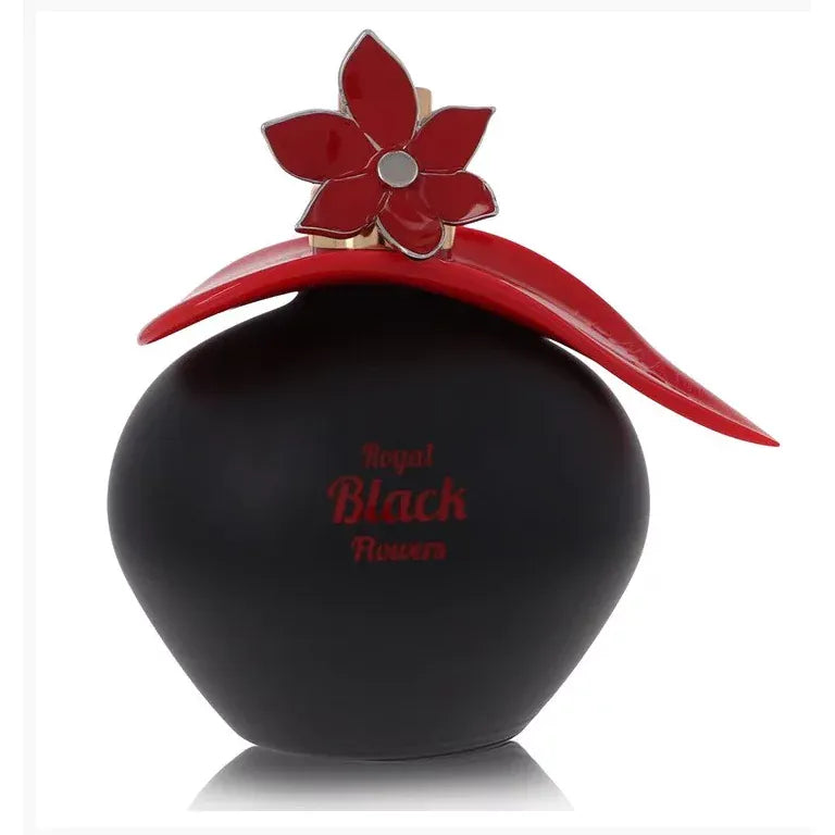 Lomani Royal Black Flowers — 1