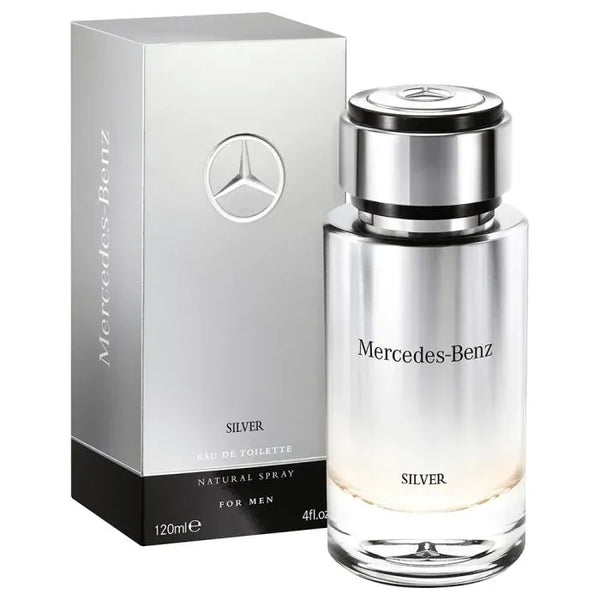 Mercedes-Benz Silver Men's Perfume/Cologne For Men Eau de Toilette 4.0 Oz Edt — 2