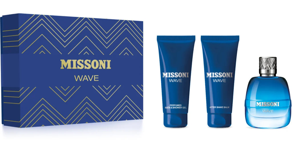 Missoni Wave 3-Piece Set 3.4oz Men EDT Spray — 1