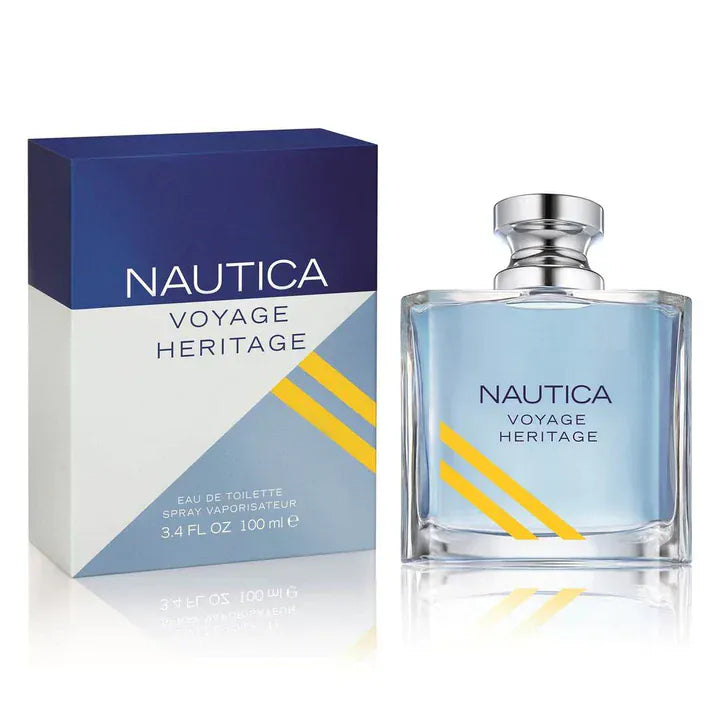 Nautica Voyage Heritage Men's Perfume/Cologne For Men Eau de Toilette 3.4 oz Edt — 2