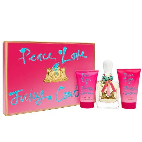 Peace Love And Juicy Couture Perfume For Women Eau De Parfum 3.4 Oz / Gift Set 3.4 Oz Edp — 3