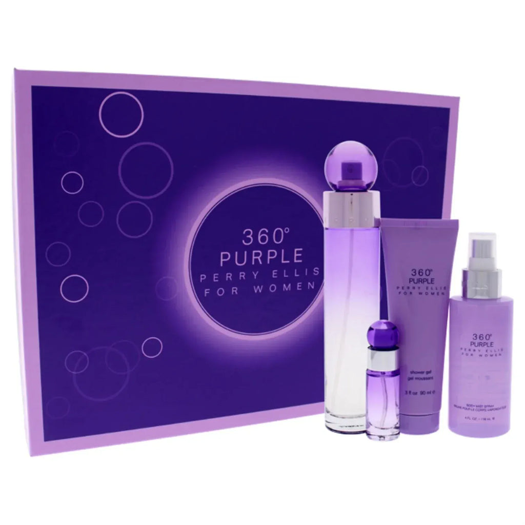 Perry Ellis 360° Purple Gift Set Woman — 4