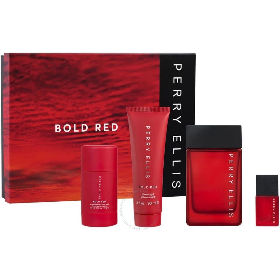 Perry Ellis Bold Red Gift Set Men — 3