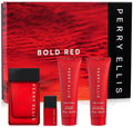 Perry Ellis Bold Red 4-Piece Set 3.4oz Men EDT Spray — 1