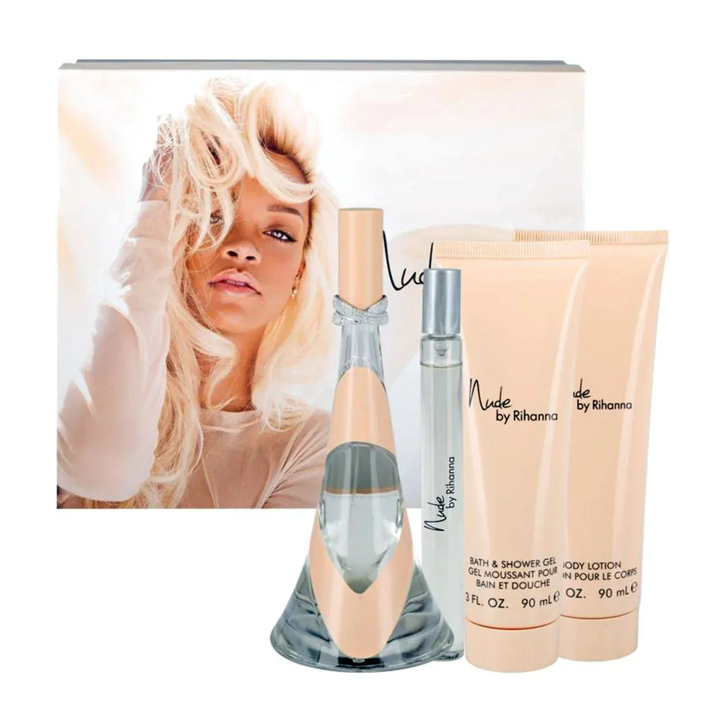 Rihanna Nude Women's Perfume/Cologne For Women Eau de Parfum 3.4 oz / Body Mist 8.0 oz / Gifts Set 3.4 oz Edp — 4