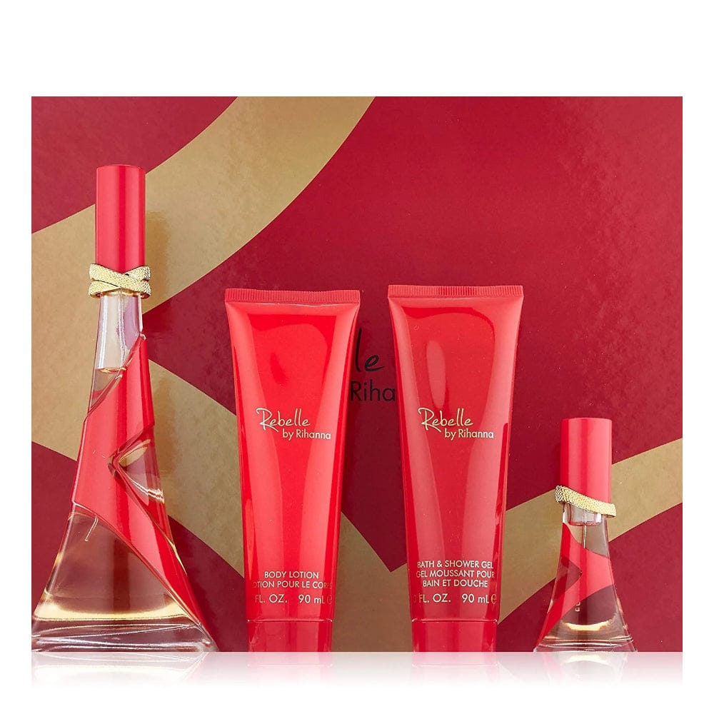 Rihanna Rebelle Women's Perfume/Cologne For Women Eau de Parfum 3.4 oz / Gift Set 3.4 oz Edp — 3