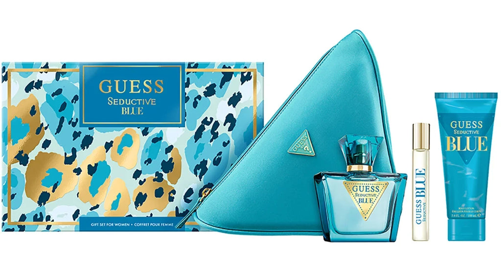 Guess Seductive Blue 4-Piece Set 2.5oz Women EDT — 1