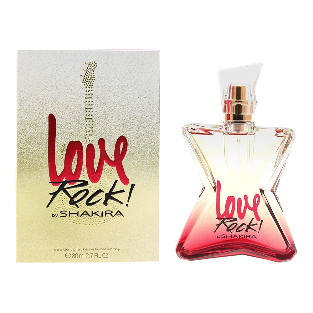 Shakira Love Rock! Women's Perfume/Cologne For Women Eau de Toilette 2.7 oz Edt — 2