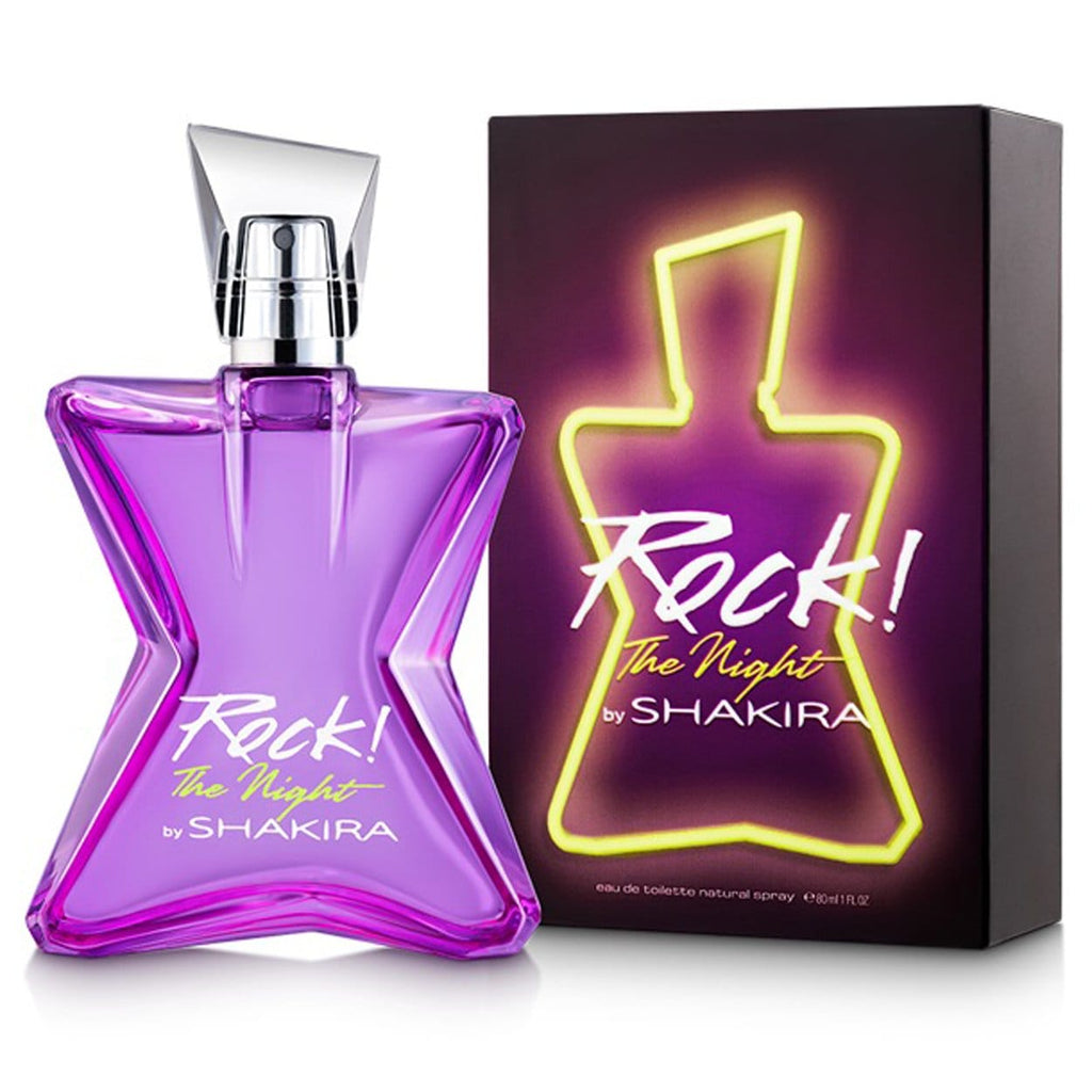 Shakira Rock! the Night Women's Perfume/Cologne For Women Eau de Toilette 2.7 oz Edt — 2